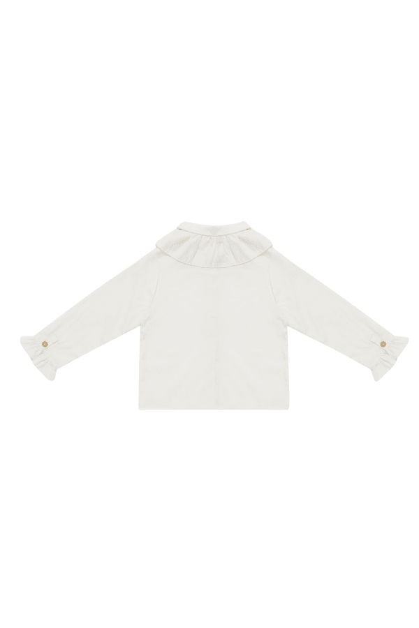 Nien Blouse - Off White van Donsje Amsterdam | Kids Conceptstore Le Fanfare