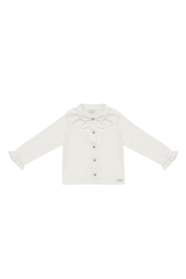 Nien Blouse - Off White van Donsje Amsterdam | Kids Conceptstore Le Fanfare