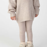 Nienja Leggings - Lavender Brown van Donsje Amsterdam | Kids Conceptstore Le Fanfare