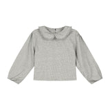 Nila Blouse - Pied de Poule van Charlie Petite | Kids Conceptstore Le Fanfare