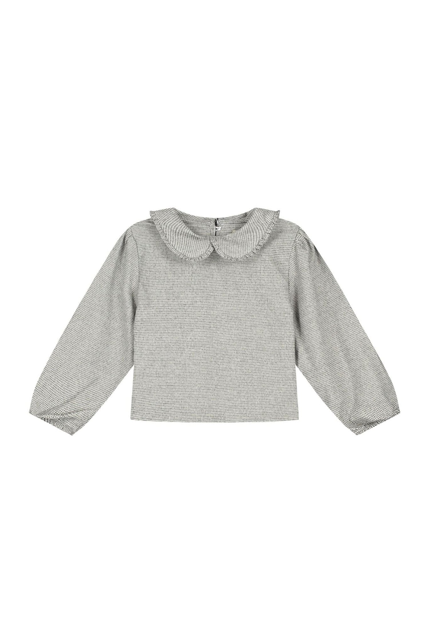 Nila Blouse - Pied de Poule van Charlie Petite | Kids Conceptstore Le Fanfare
