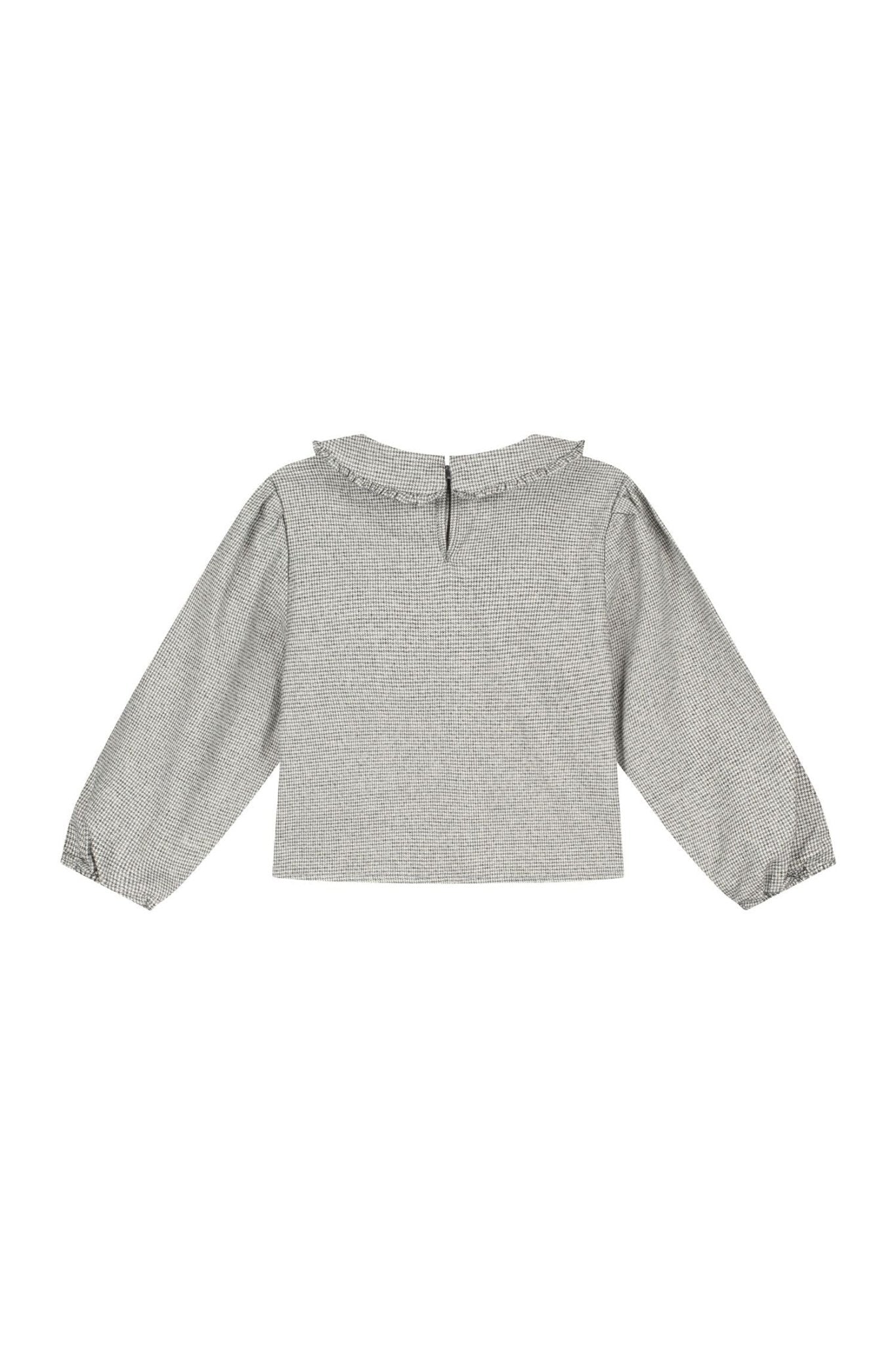 Nila Blouse - Pied de Poule van Charlie Petite | Kids Conceptstore Le Fanfare