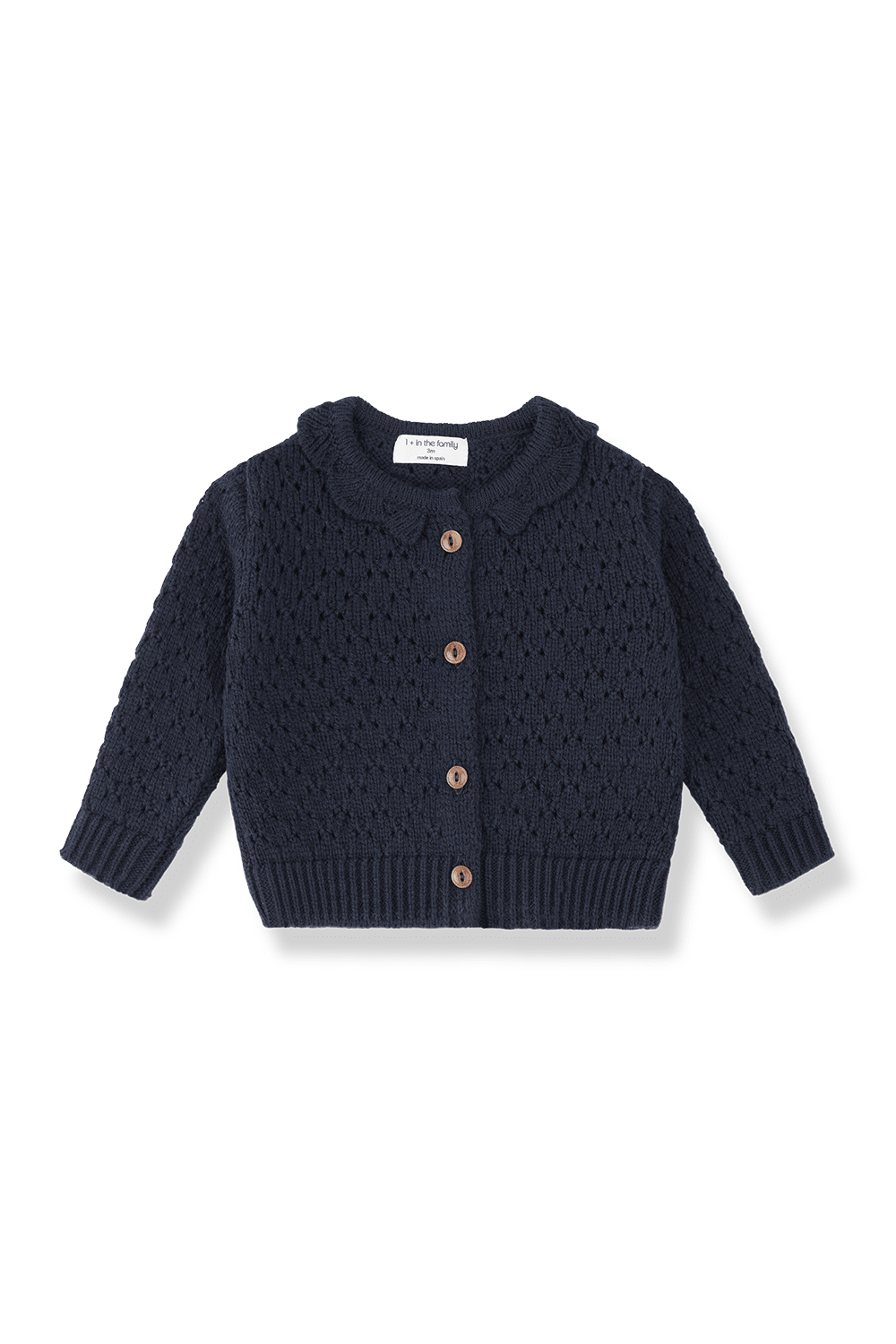 Nimes-Bb girly cardigan - blue van 1+ in the family | Kids Conceptstore Le Fanfare
