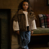 Nine Gilet - Brown van Charlie Petite | Kids Conceptstore Le Fanfare
