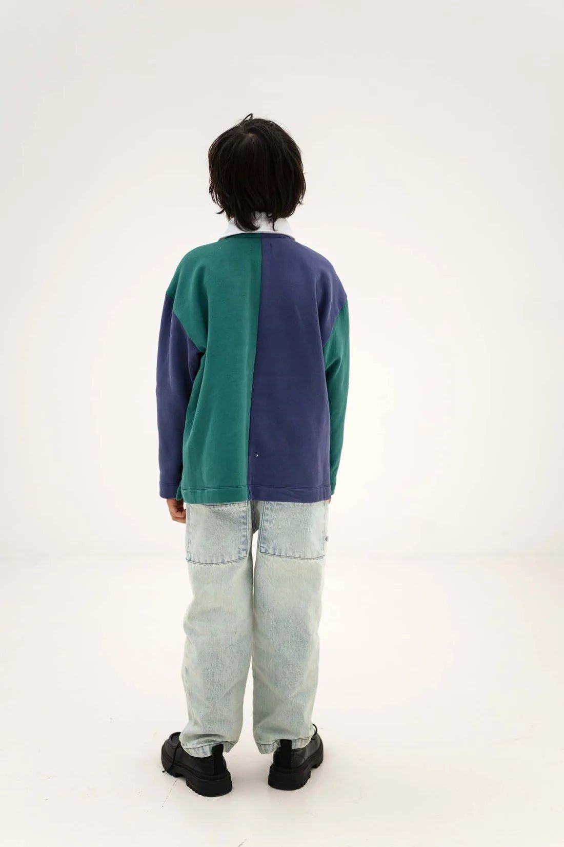 No sweat pant - Vintage mud blue van Repose AMS | Kids Conceptstore Le Fanfare