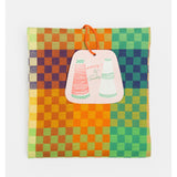 tea towel #57B checkered check