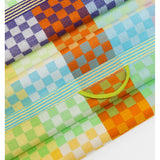 tea towel #58B checkered check