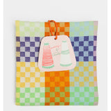 tea towel #58B checkered check