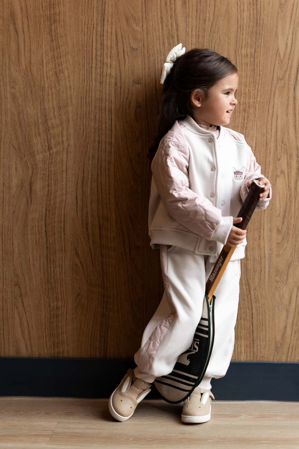 Noal Jacket | Sporty Bunny - Soft Powder van Donsje Amsterdam | Kids Conceptstore Le Fanfare