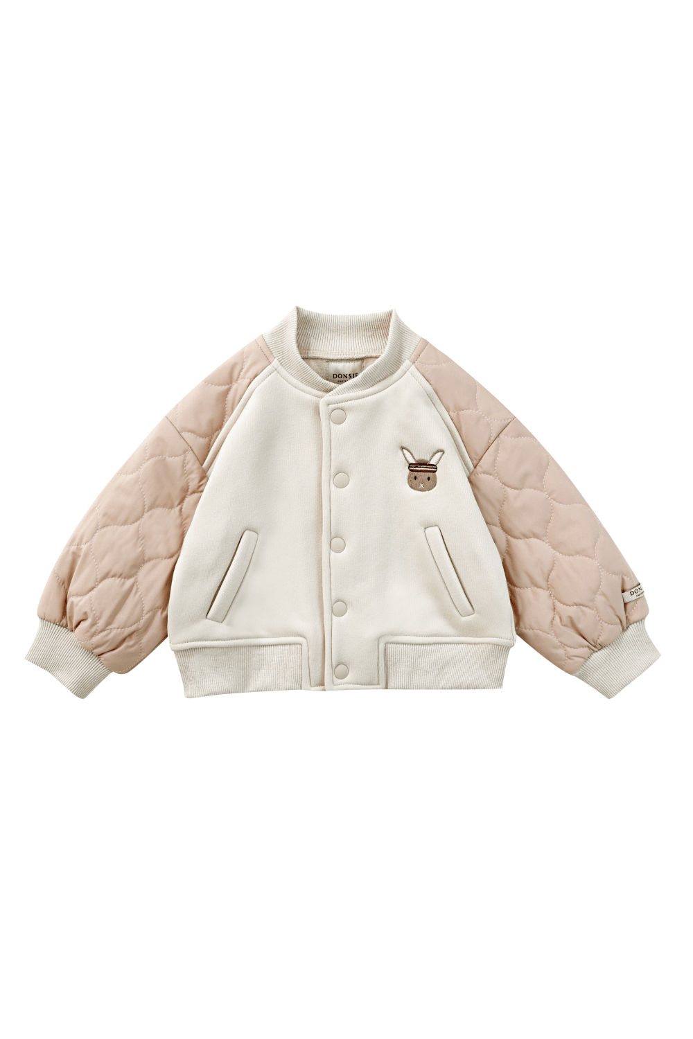 Noal Jacket | Sporty Bunny - Soft Powder van Donsje Amsterdam | Kids Conceptstore Le Fanfare