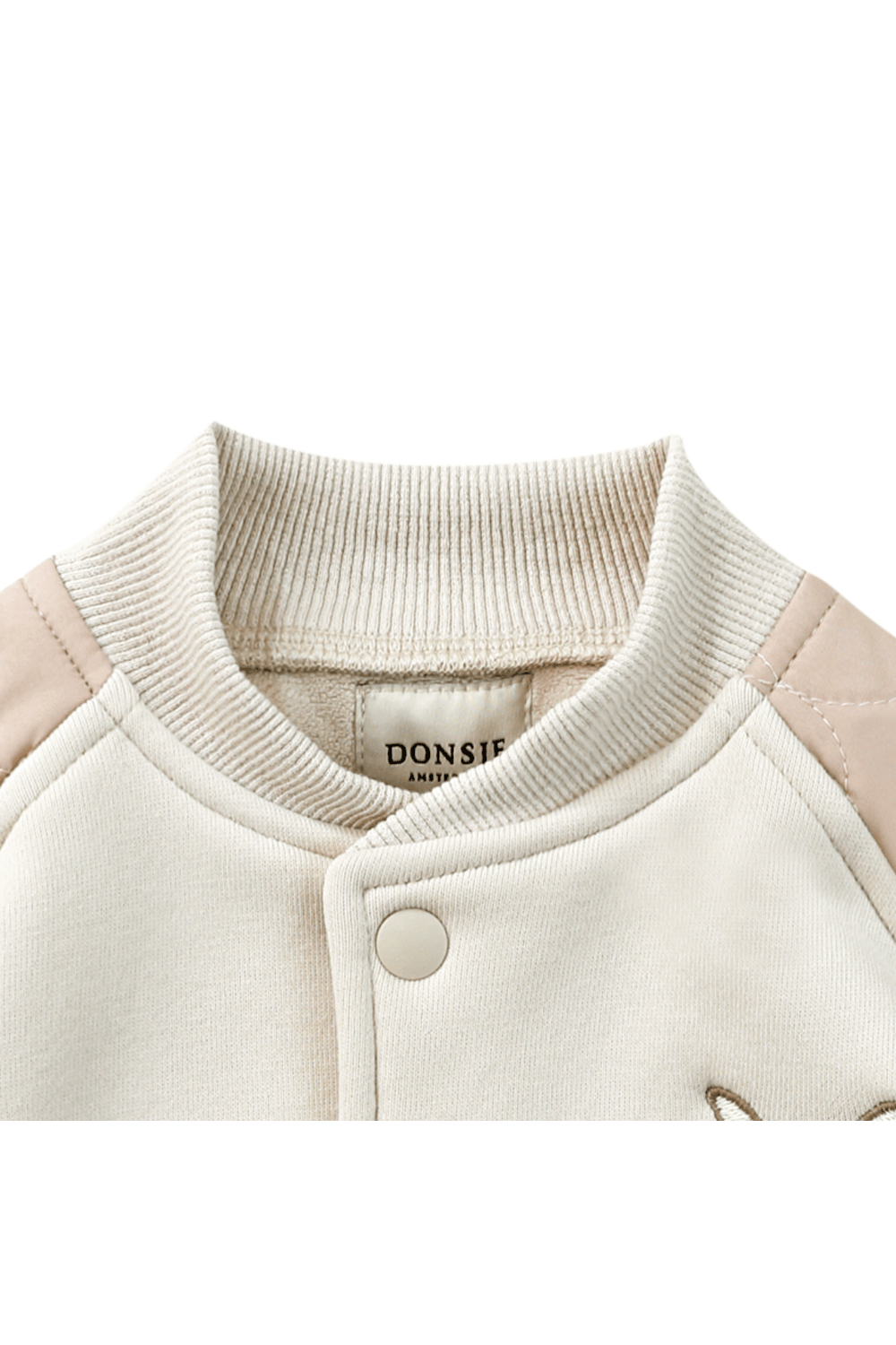 Noal Jacket | Sporty Bunny - Soft Powder van Donsje Amsterdam | Kids Conceptstore Le Fanfare