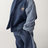 Noal Jacket | Sporty Dog - Royal Blue van Donsje Amsterdam | Kids Conceptstore Le Fanfare