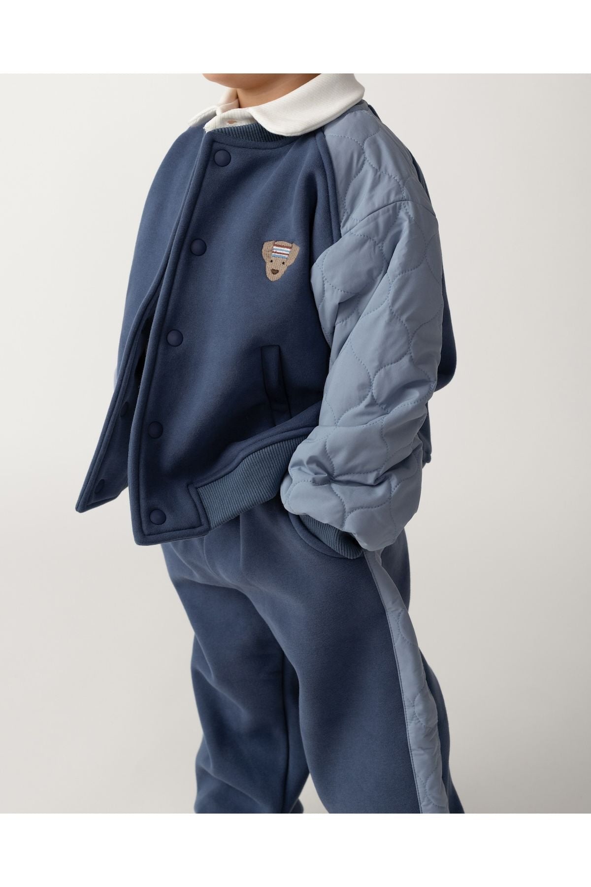 Noal Jacket | Sporty Dog - Royal Blue van Donsje Amsterdam | Kids Conceptstore Le Fanfare