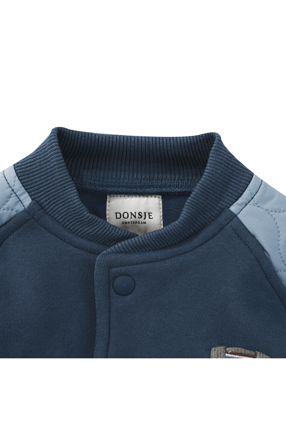 Noal Jacket | Sporty Dog - Royal Blue van Donsje Amsterdam | Kids Conceptstore Le Fanfare