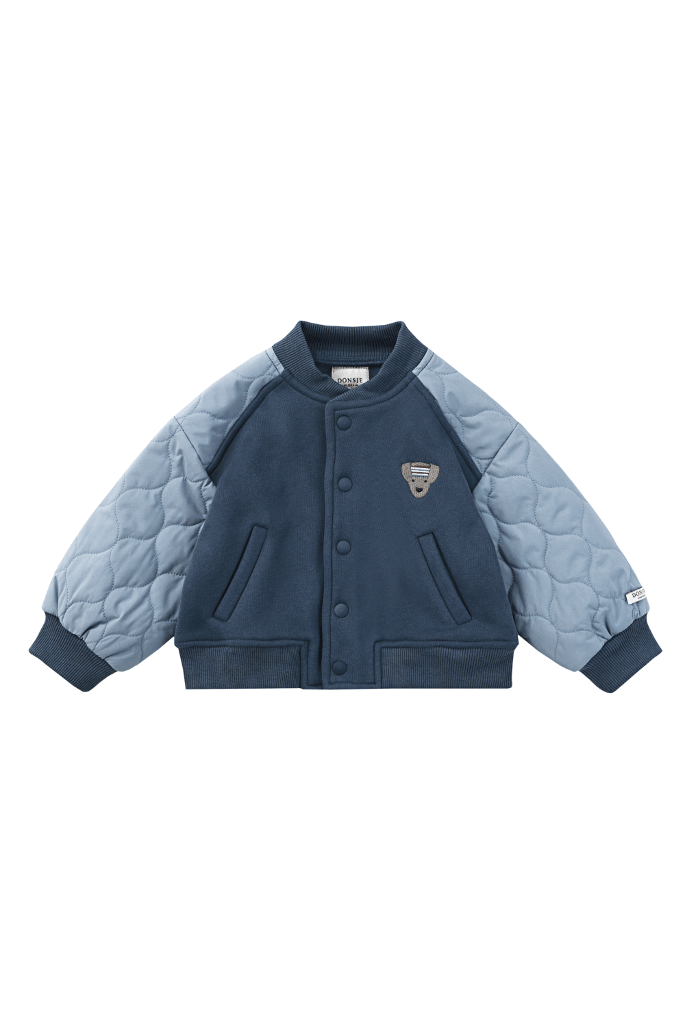 Noal Jacket | Sporty Dog - Royal Blue van Donsje Amsterdam | Kids Conceptstore Le Fanfare