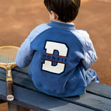 Noal Jacket | Sporty Dog - Royal Blue van Donsje Amsterdam | Kids Conceptstore Le Fanfare