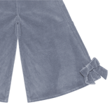 Nolien Trousers - Bows - Dark Spruce van Donsje Amsterdam | Kids Conceptstore Le Fanfare