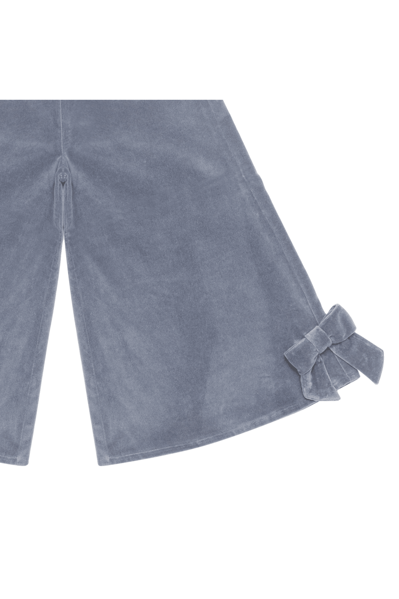 Nolien Trousers - Bows - Dark Spruce van Donsje Amsterdam | Kids Conceptstore Le Fanfare