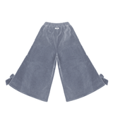 Nolien Trousers - Bows - Dark Spruce van Donsje Amsterdam | Kids Conceptstore Le Fanfare