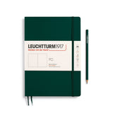 Softcover Composition forest green, plain