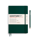 Softcover Composition forest green, ruled