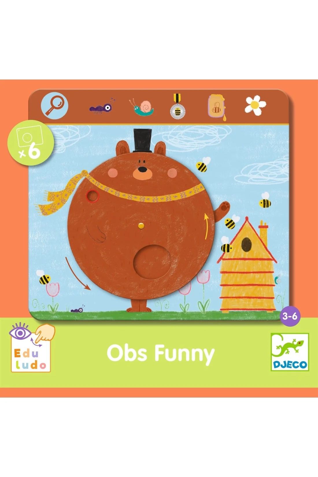 Observation game - Obs Funny van Djeco | Kids Conceptstore Le Fanfare