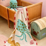 Octopus Cotton Plush Toy - Pink van Rice | Kids Conceptstore Le Fanfare