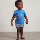 Jacquard Bloomer - Icy Blue/Dots