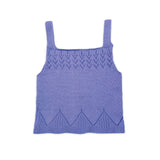 Pointelle Tank - Iris
