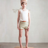 70'S Shorts - Pale Green/Tangerine