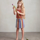 Striped Everyday Skirt - Icy Blue/Stripes