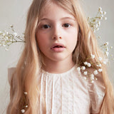 Ruffle Swiss Dots Dress - Gardenia