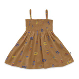 Smocked Dress - Doe/Tea