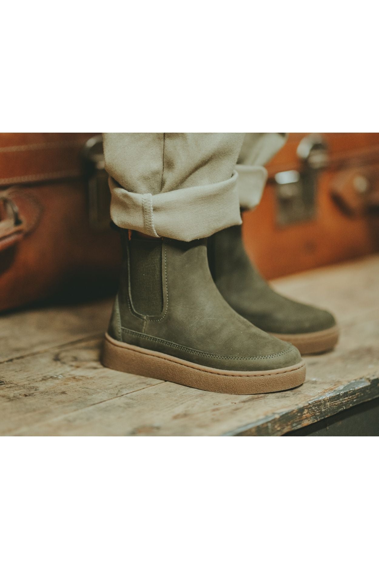 Ojeh Boots - Forest Nubuck van Donsje Amsterdam | Kids Conceptstore Le Fanfare