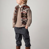 Olb Trousers - Cloudy Grey van Donsje Amsterdam | Kids Conceptstore Le Fanfare