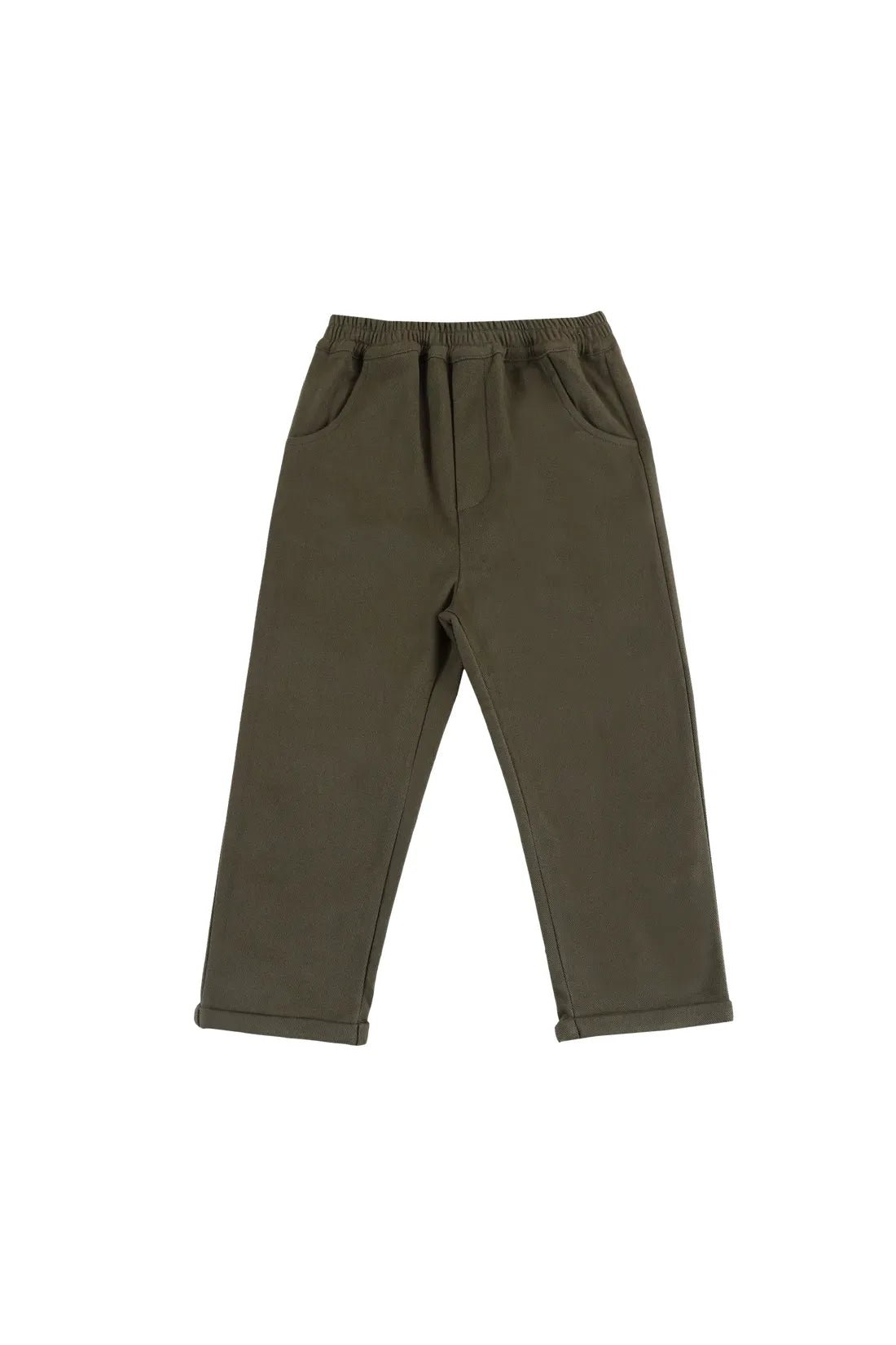 Olb Trousers - Moss Green van Donsje Amsterdam | Kids Conceptstore Le Fanfare