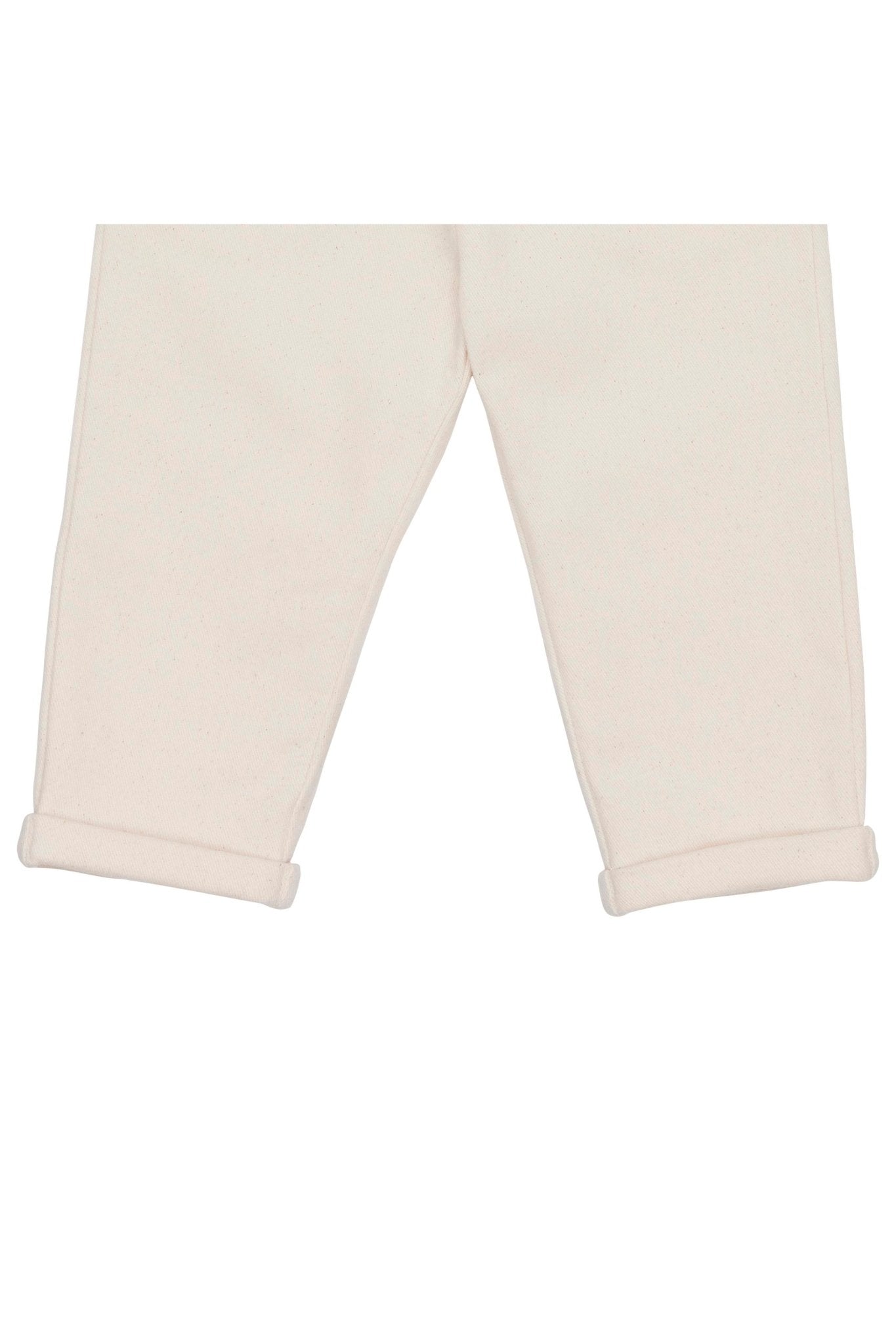 Olb Trousers - Warm White van Donsje Amsterdam | Kids Conceptstore Le Fanfare