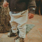 Olb Trousers - Warm White van Donsje Amsterdam | Kids Conceptstore Le Fanfare