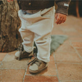 Olb Trousers - Warm White van Donsje Amsterdam | Kids Conceptstore Le Fanfare