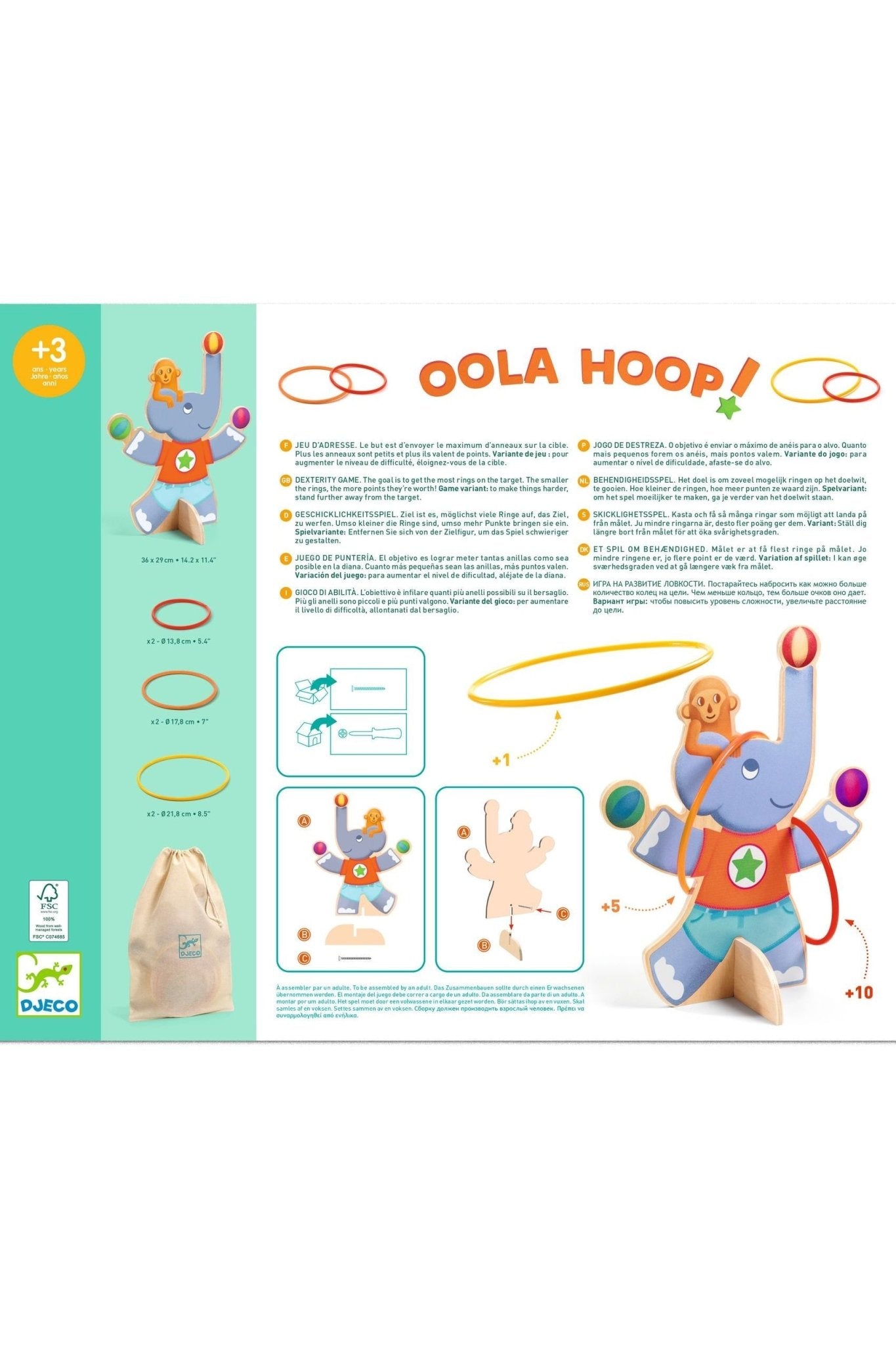 Oola Hoop - Ringwerpspel van Djeco | Kids Conceptstore Le Fanfare