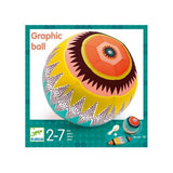 Opblaasbare ballon Graphic ball van Djeco | Kids Conceptstore Le Fanfare