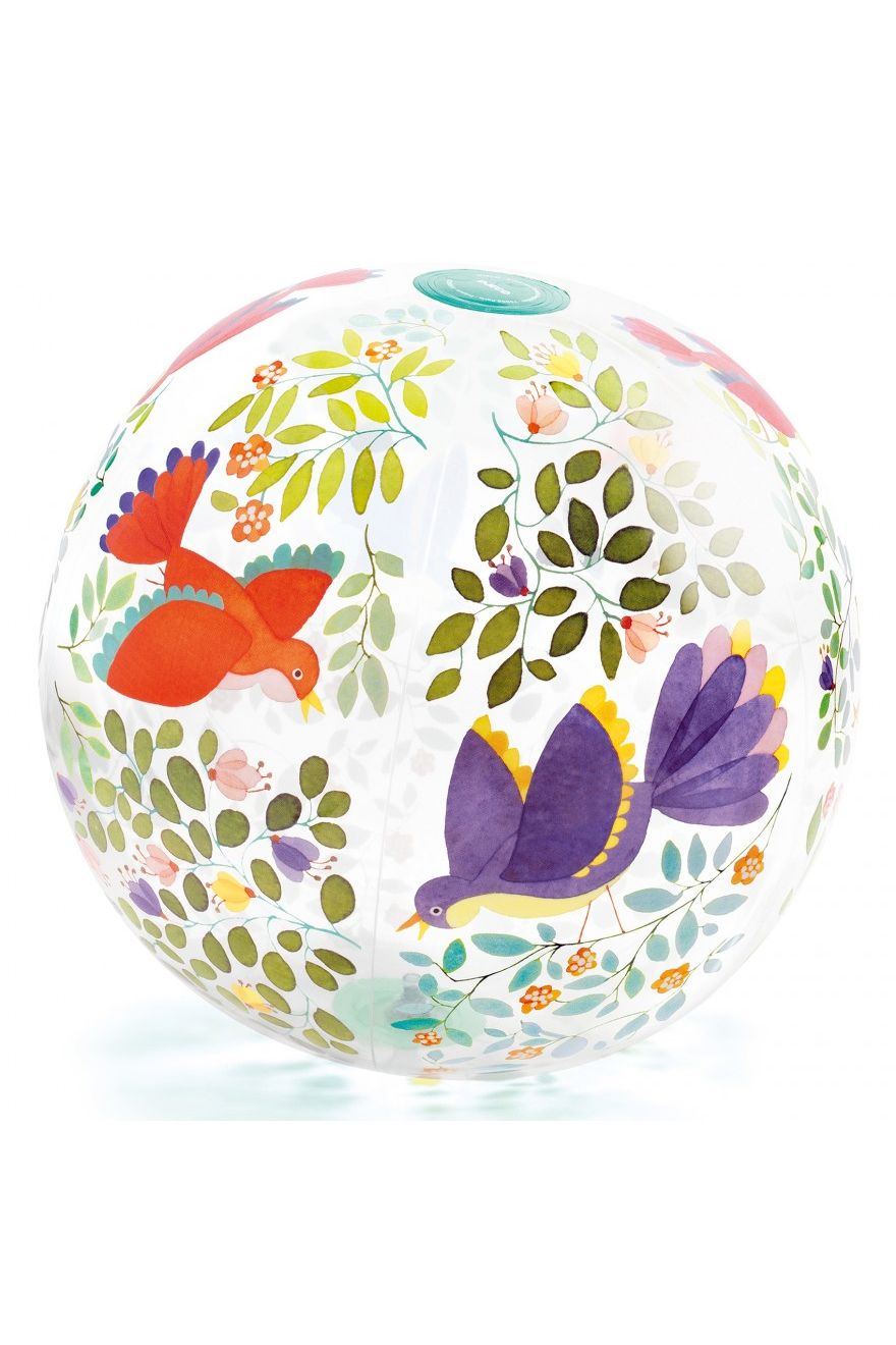 Opblaasbare Strandbal Vogels van Djeco | Kids Conceptstore Le Fanfare