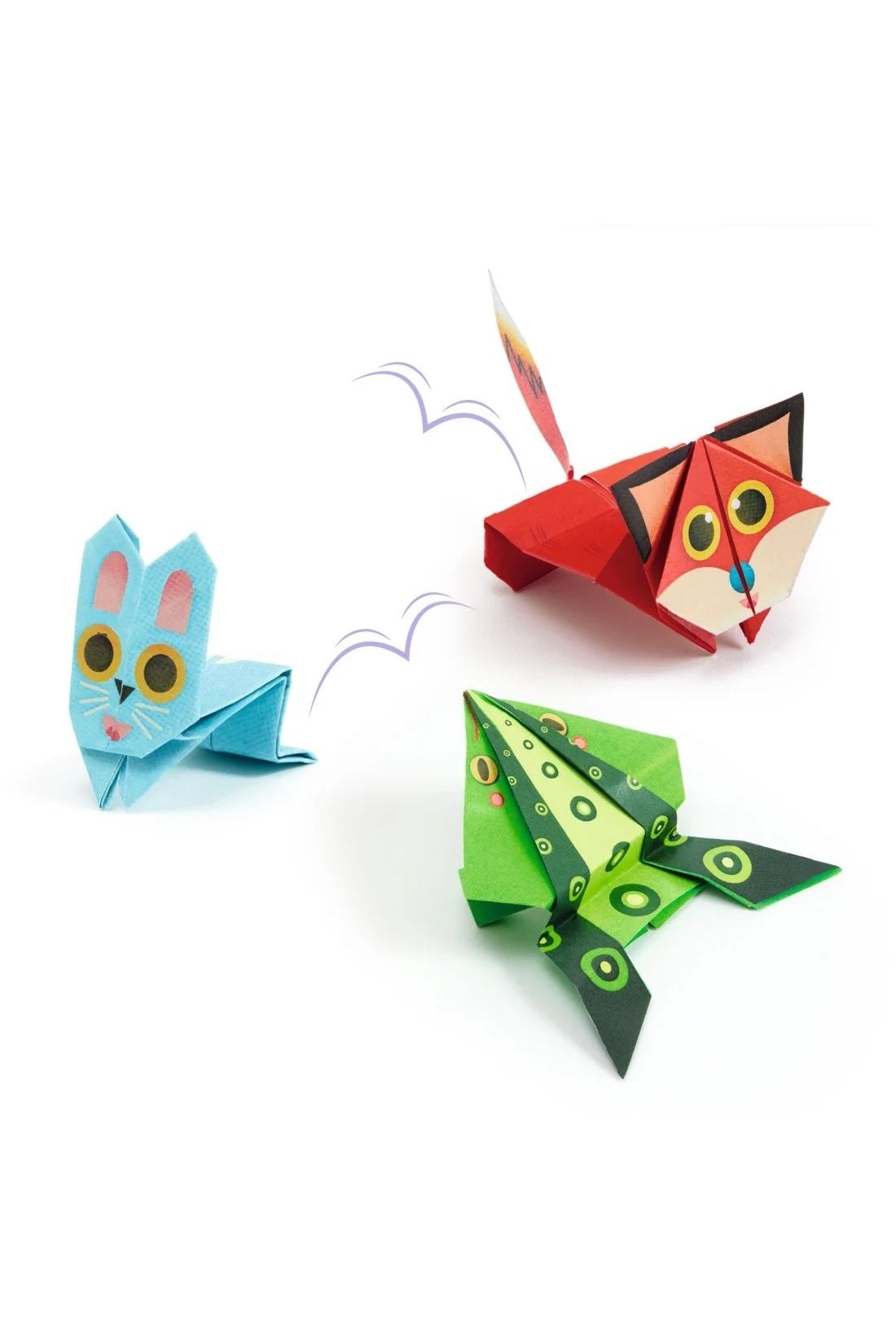 Origami - Jumping animals van Djeco | Kids Conceptstore Le Fanfare