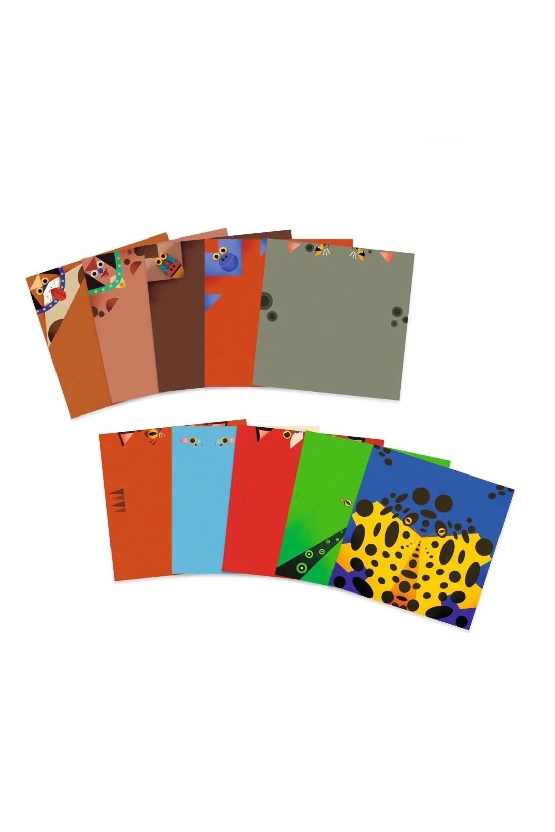 Origami - Jumping animals van Djeco | Kids Conceptstore Le Fanfare