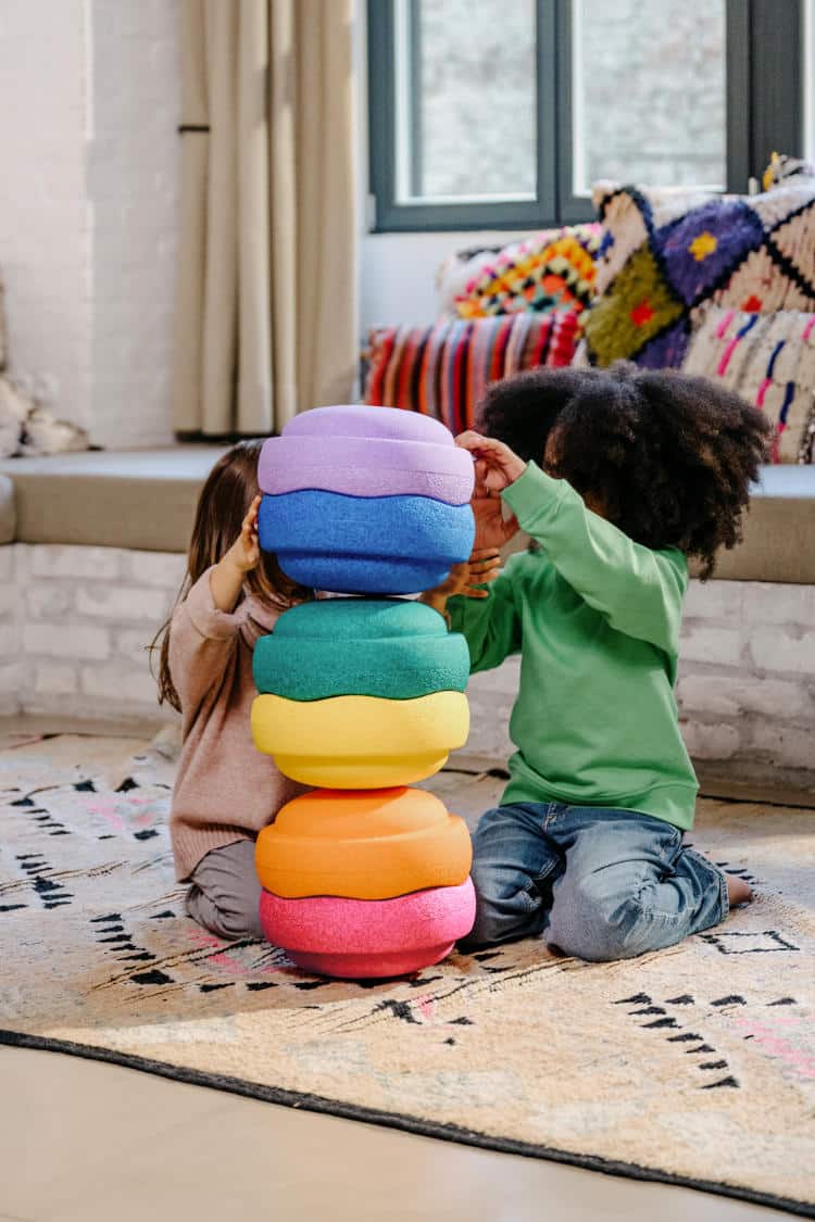 ORIGINAL - Rainbow Classic - 6 - Pink Edition van Stapelstein | Kids Conceptstore Le Fanfare