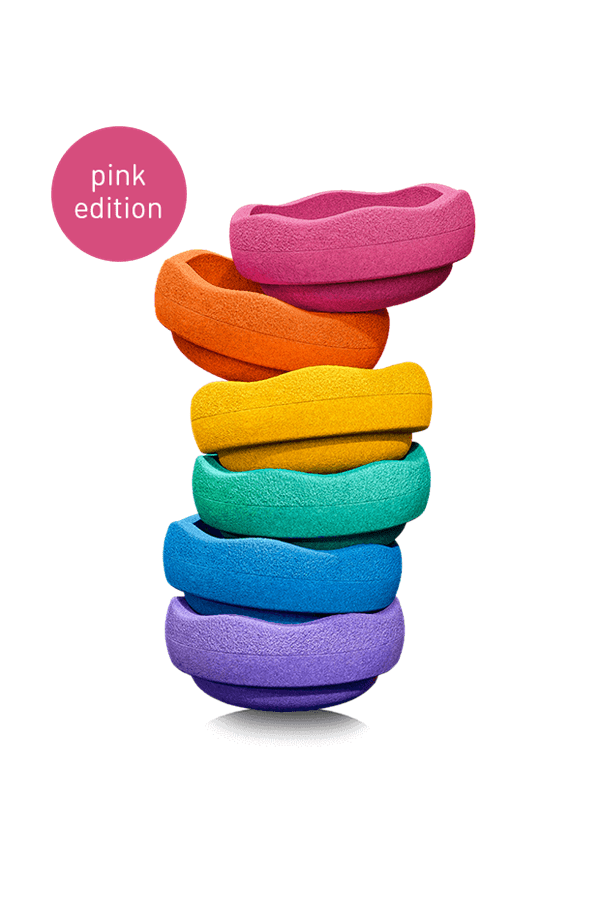 ORIGINAL - Rainbow Classic - 6 - Pink Edition van Stapelstein | Kids Conceptstore Le Fanfare