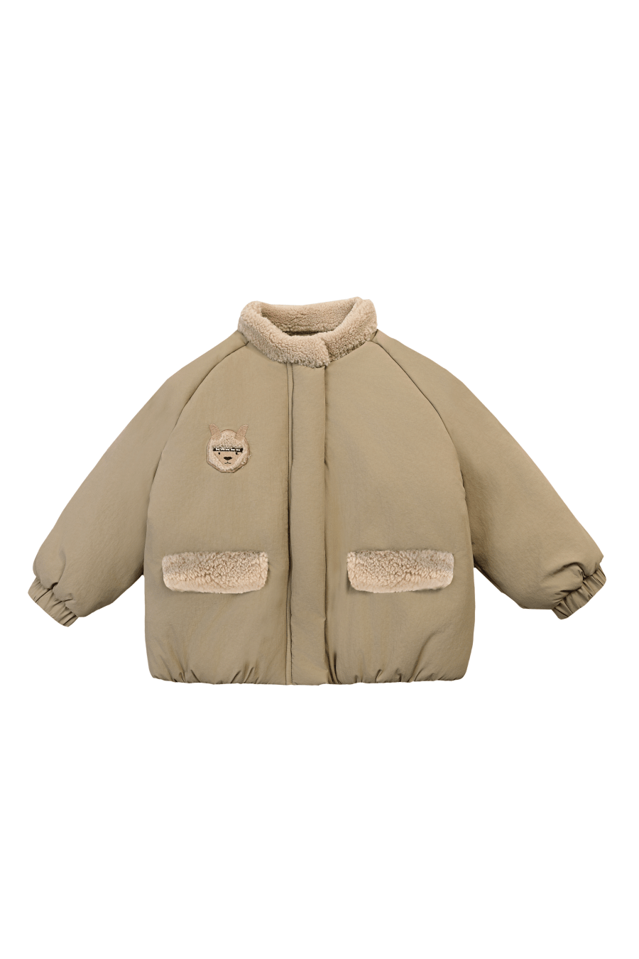 Oscor Jacket - Alpaca - Sesame van Donsje Amsterdam | Kids Conceptstore Le Fanfare