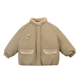 Oscor Jacket - Alpaca - Sesame van Donsje Amsterdam | Kids Conceptstore Le Fanfare