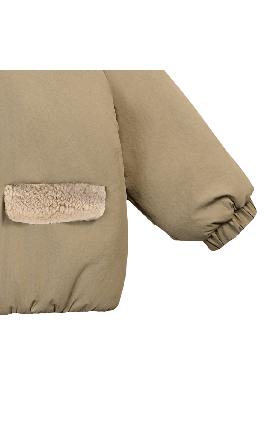 Oscor Jacket - Alpaca - Sesame van Donsje Amsterdam | Kids Conceptstore Le Fanfare