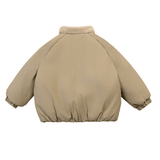 Oscor Jacket - Alpaca - Sesame van Donsje Amsterdam | Kids Conceptstore Le Fanfare